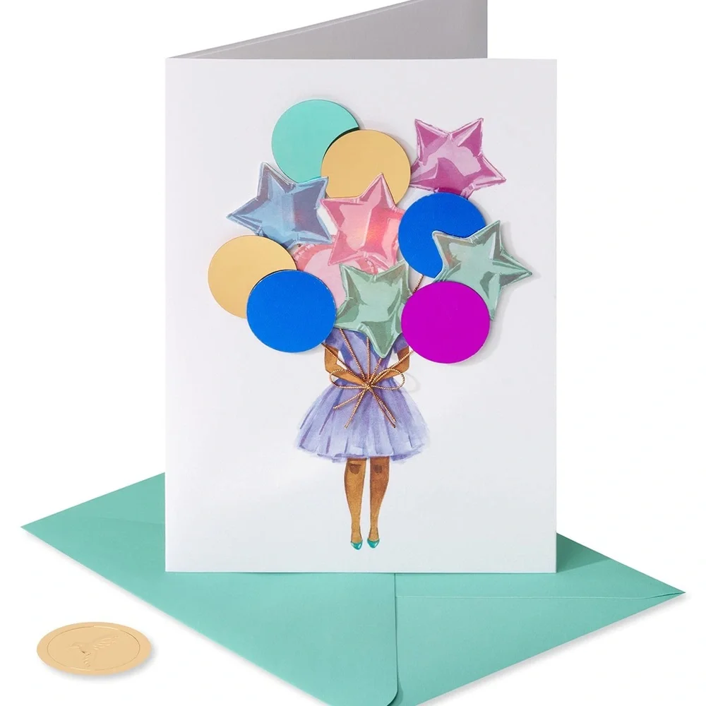 🆕Papyrus Feminine 3D Birthday Card